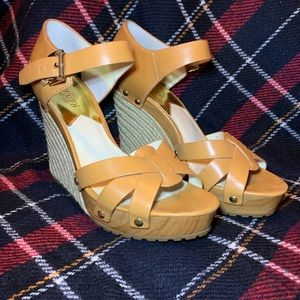Michael Kors Somerly Wedge Jetset 6 SZ 9.5